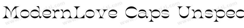 ModernLove Caps Unspecified Didact字体转换